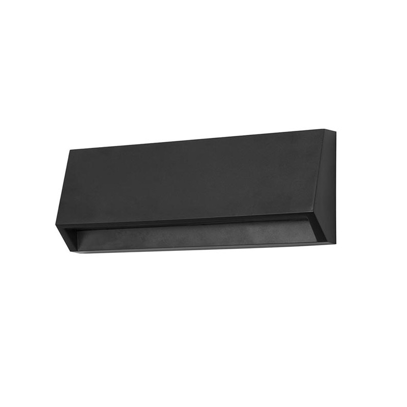 Aplique de exterior luz indirecta Grove rectangular 16cm Forlight