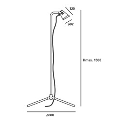 Proyector de pie Picnic Forlight