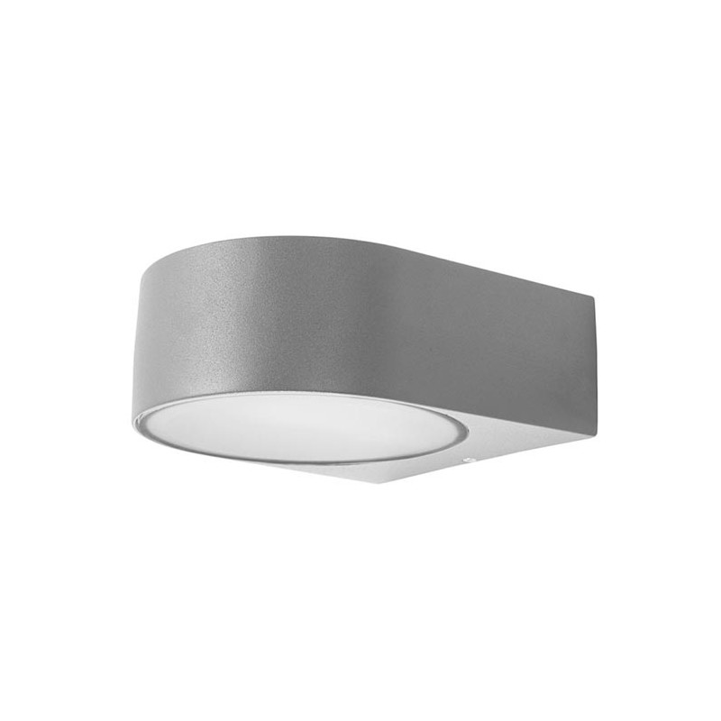 Aplique de exterior gris Mayor Forlight