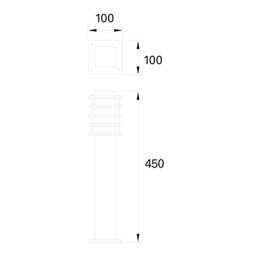 Baliza Siljan 45cm Forlight