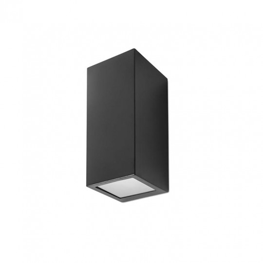 Aplique negro Cube pequeño Forlight