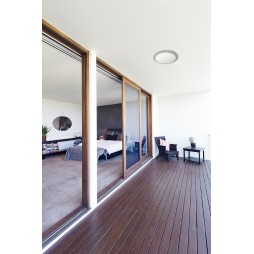 Plafón de exterior gris Ford 1luz Forlight