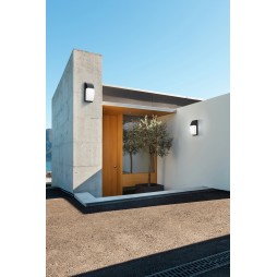 Aplique de exterior gris Area Forlight