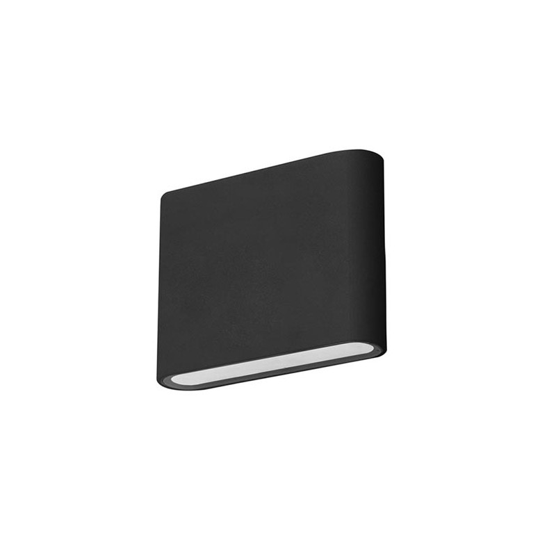 Aplique gris urbano de exterior Slim Forlight