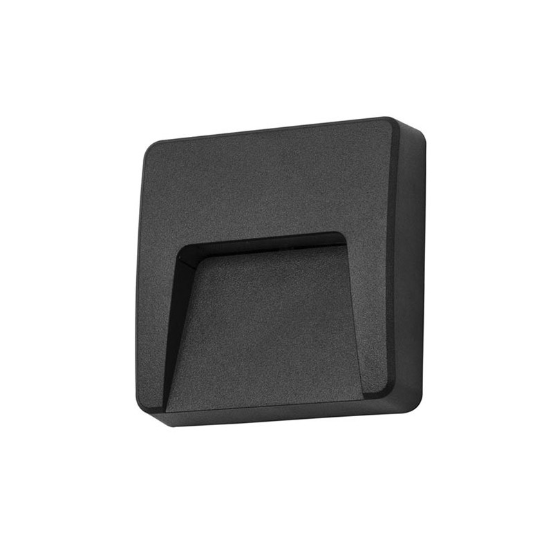 Aplique de exterior luz indirecta Grove cuadrado Forlight