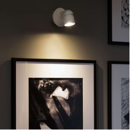 Aplique/plafón Coco blanco 1L Faro