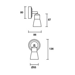 Aplique Safran Forlight