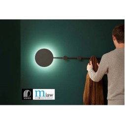 Aplique/colgador Han negro Faro