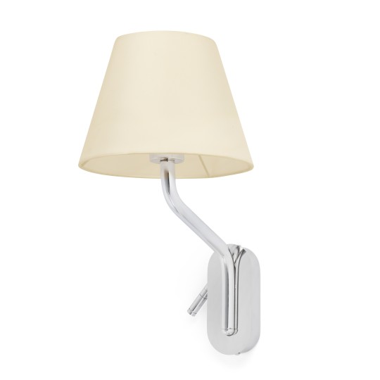 Aplique con lector Eterna derecho beige Faro