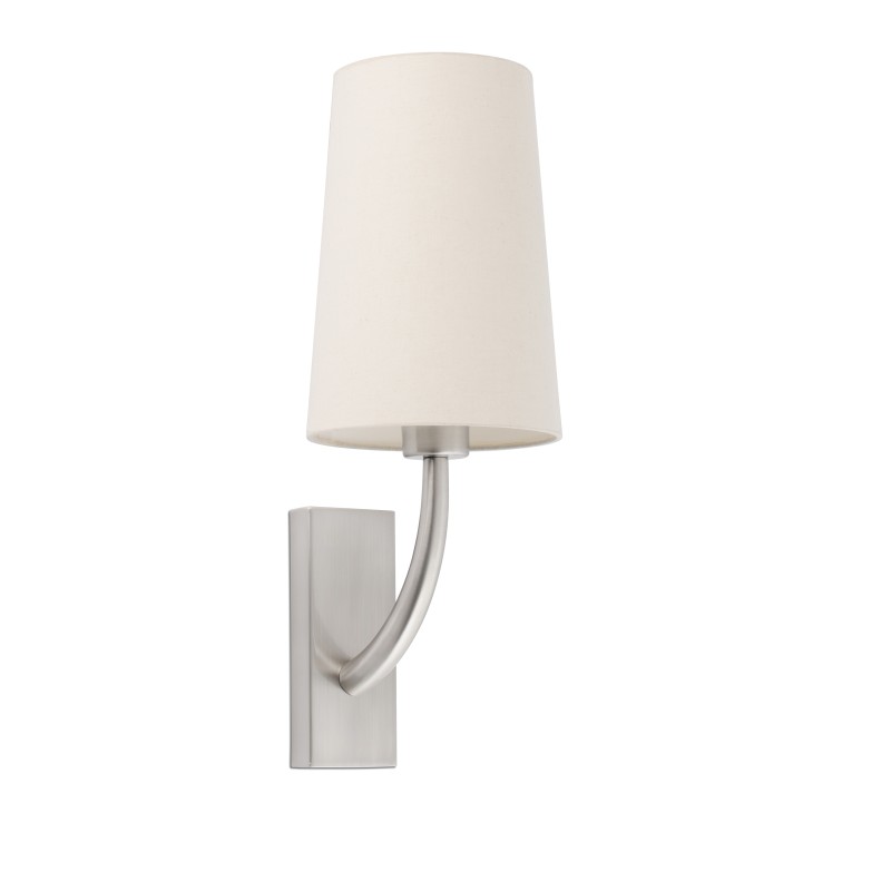 Aplique Rem niquel mate+beige Faro
