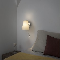 Aplique Lupe con lector cromo Faro