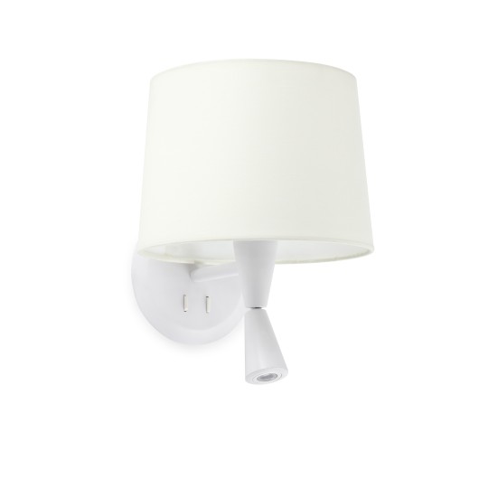 Aplique con lector Conga blanco Faro