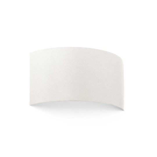 Aplique Cotton redondo horizontal dos luces beige Faro