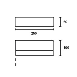 Aplique LED Toppi 25cm Forlight