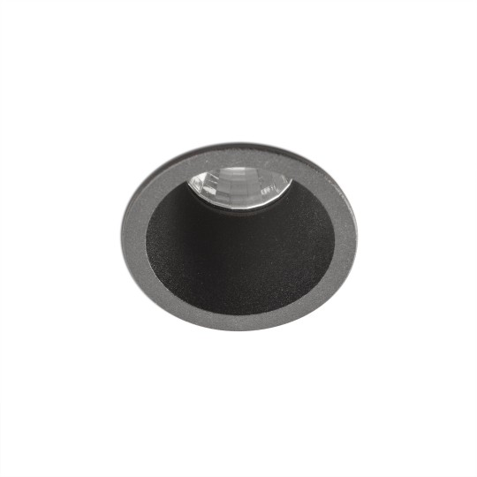 Foco empotrable Fox 5W dimable negro Faro