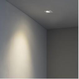 Foco empotrable Radón cuadrado orientable blanco Faro