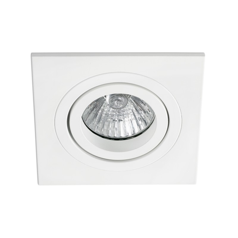 Foco empotrable Radón cuadrado orientable blanco Faro