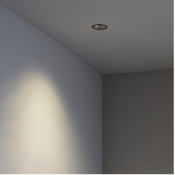 Foco empotrable Gas redondo negro Faro