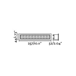 Foco empotrable Troop-10 Faro