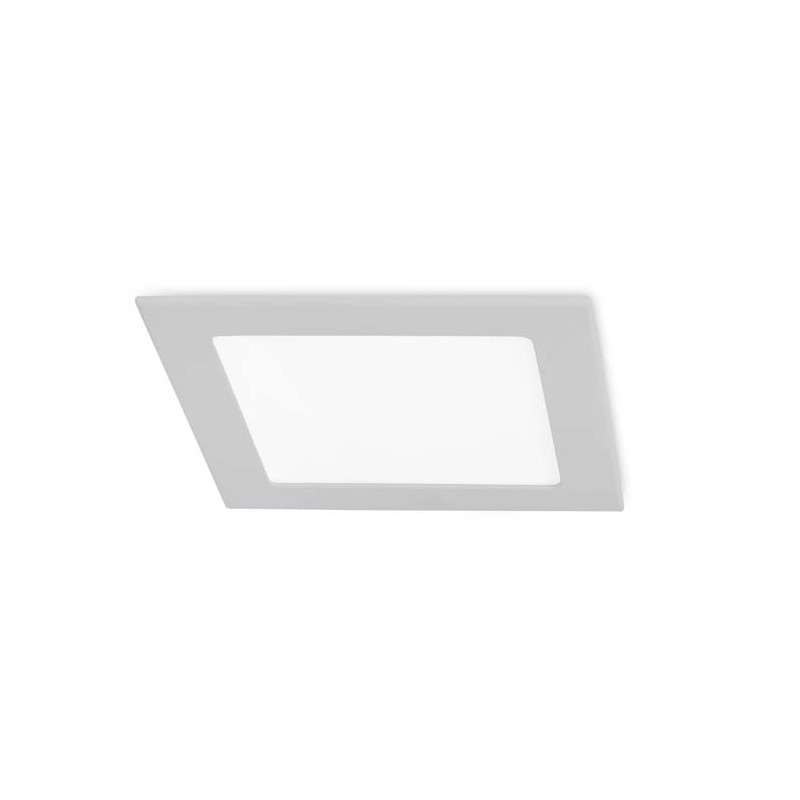 Downlight Easy cuadrado gris 12W 3000K Forlight