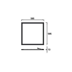 Panel de LED Square 40W 3000K Forlight