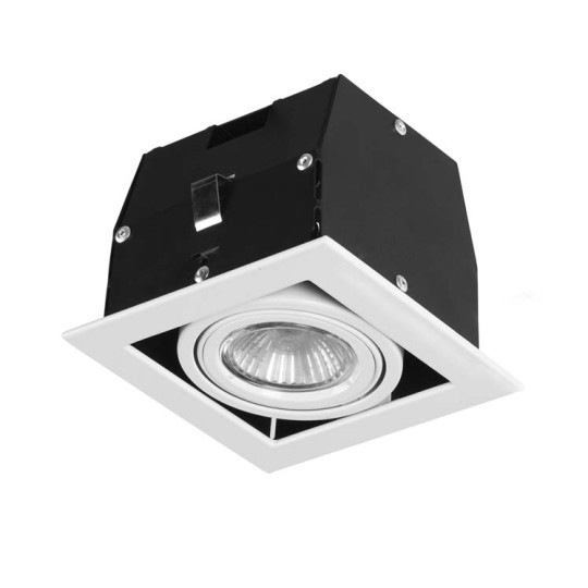 Foco empotrable Cardan orientable blanco Forlight