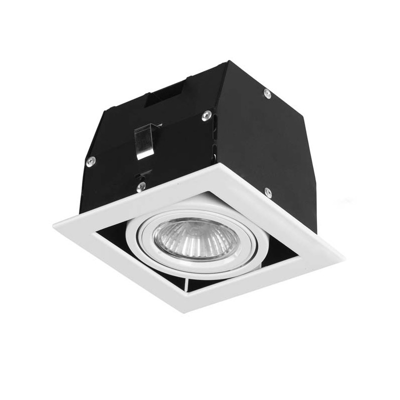 Foco empotrable Cardan orientable blanco Forlight