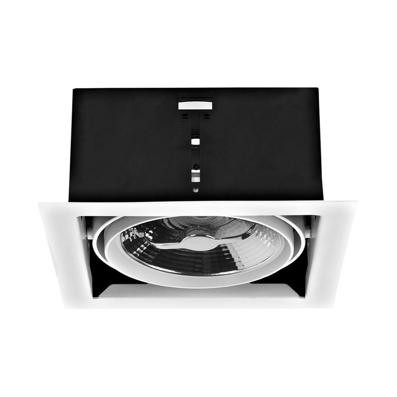 Foco empotrable Cardan QR111 orientable blanco Forlight