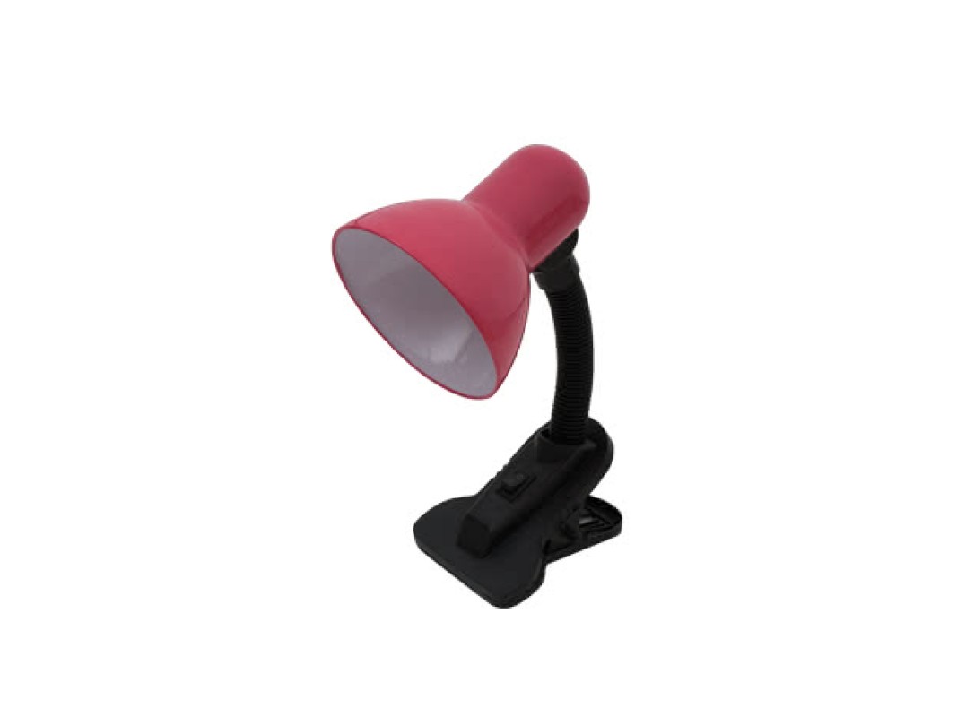 Juvi Iluminación - Flexo con pinza Dedalo rosa Fabrilamp