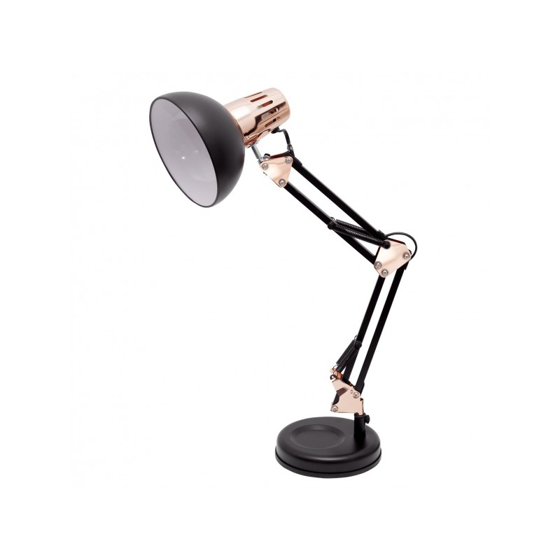 Flexo Antigona negro/cobre 1xE27 Fabrilamp
