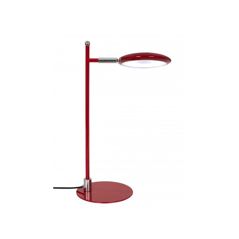 Flexo Arcadio rojo LED 5W 6500K Fabrilamp
