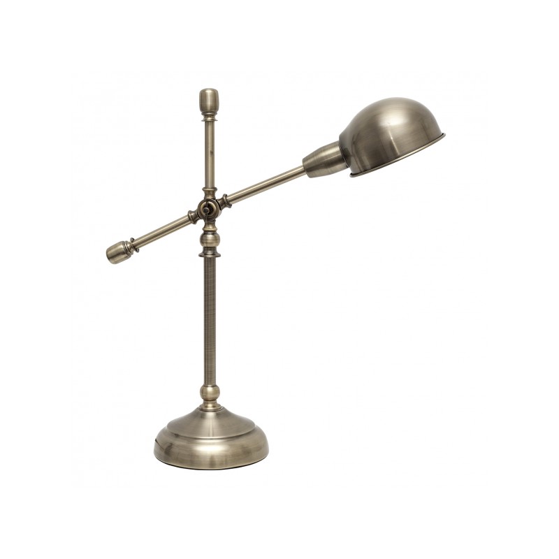 Flexo Lujan cuero LED E27 Fabrilamp