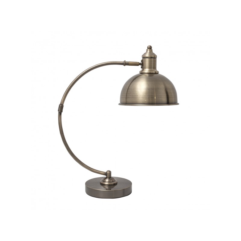 Flexo Lujan cuero LED E27 Fabrilamp