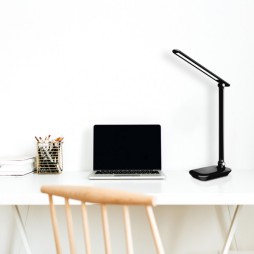 Flexo Jadeita negro LED 5W 4000K Fabrilamp