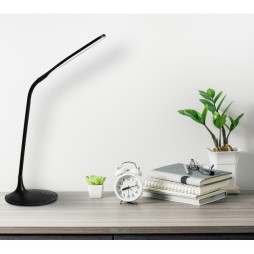 Flexo Titanita negro LED 6W 3000-4000-6000K Fabrilamp