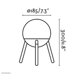 Sobremesa Mine Blanco Faro