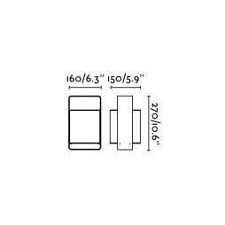 Sobremesa Lula pequeña negro Faro