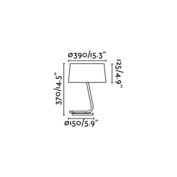 Sobremesa Hotel blanco Faro