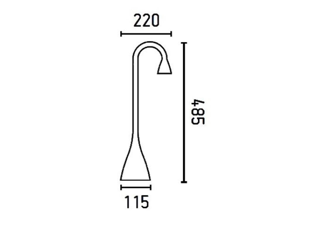 Flexo LED con pinza Lena 3W 4000K de Faro Barcelona