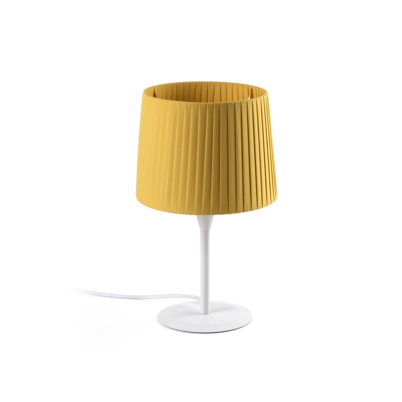 Sobremesa Samba mini blanco+amarillo Faro
