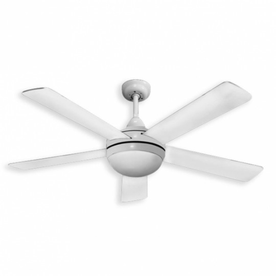 Ventilador 5 aspas Biruji blanco Fabrilamp