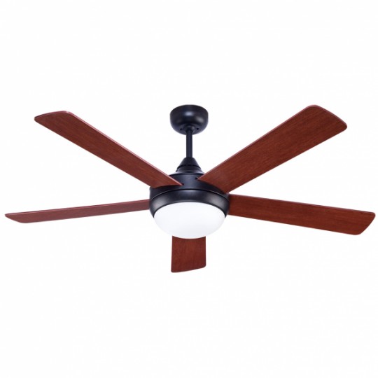Ventilador 5 aspas Biruji marron/nogal/cerezo Fabrilamp