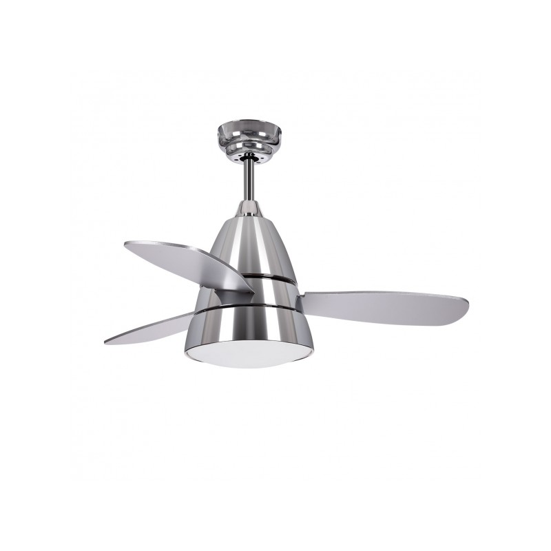 Ventilador 3 aspas Iseran cromo Fabrilamp