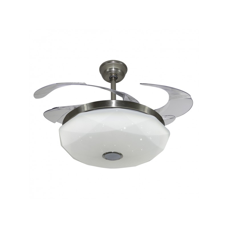 Ventilador motor DC Jazz RGB LED 36W con ALTAVOZ Fabrilamp