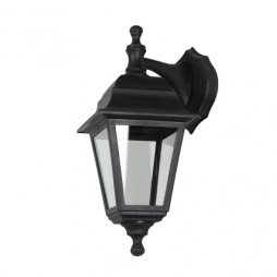 Aplique de exterior Albahaca negro Fabrilamp