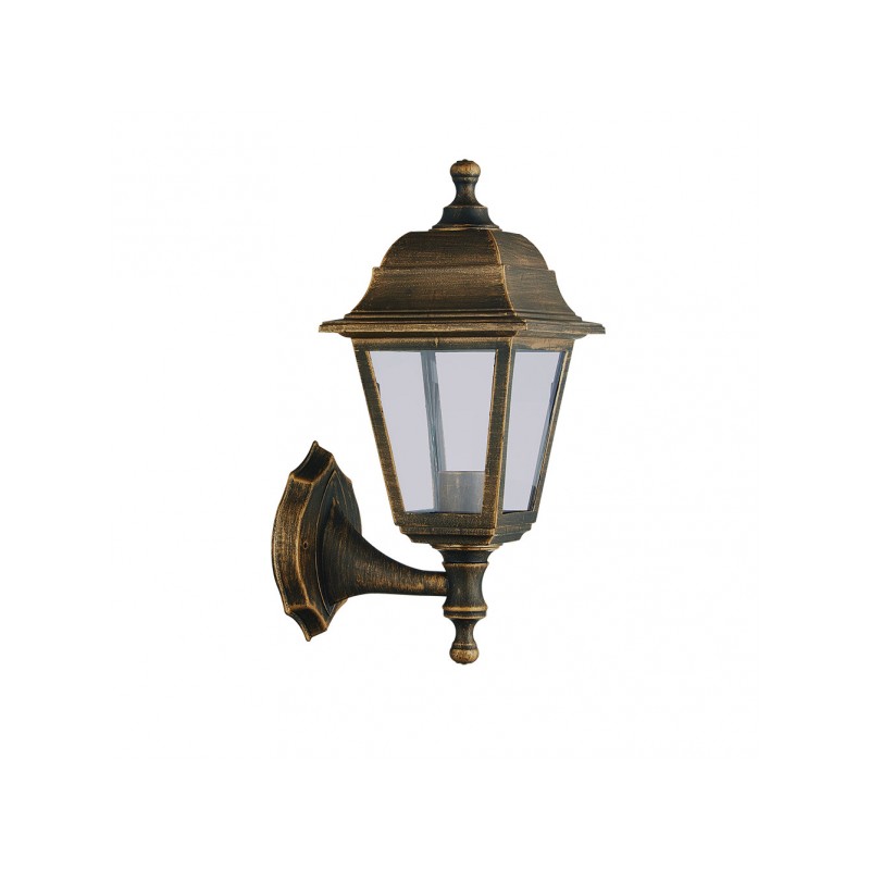 Aplique de exterior Albahaca oro viejo Fabrilamp