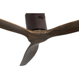 Ventilador motor DC Aguilon marrón Fabrilamp