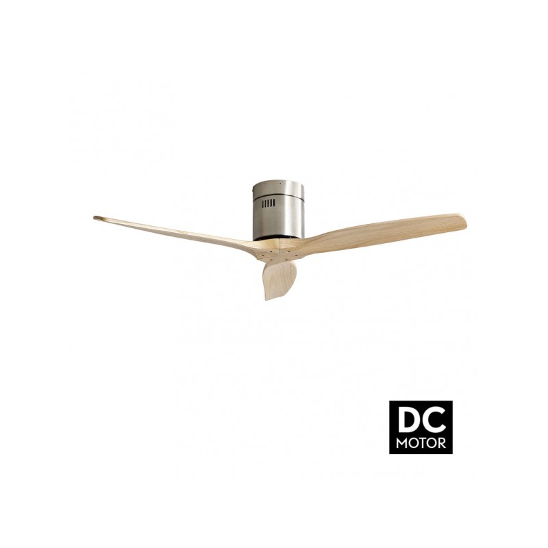 Ventilador motor DC Aguilon níquel Fabrilamp