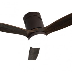 Ventilador motor DC Aguilon LED 18W 3000/4000/6000K marrón Fabrilamp