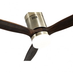 Ventilador motor DC Aguilon LED 18W 3000/4000/6000K cuero Fabrilamp